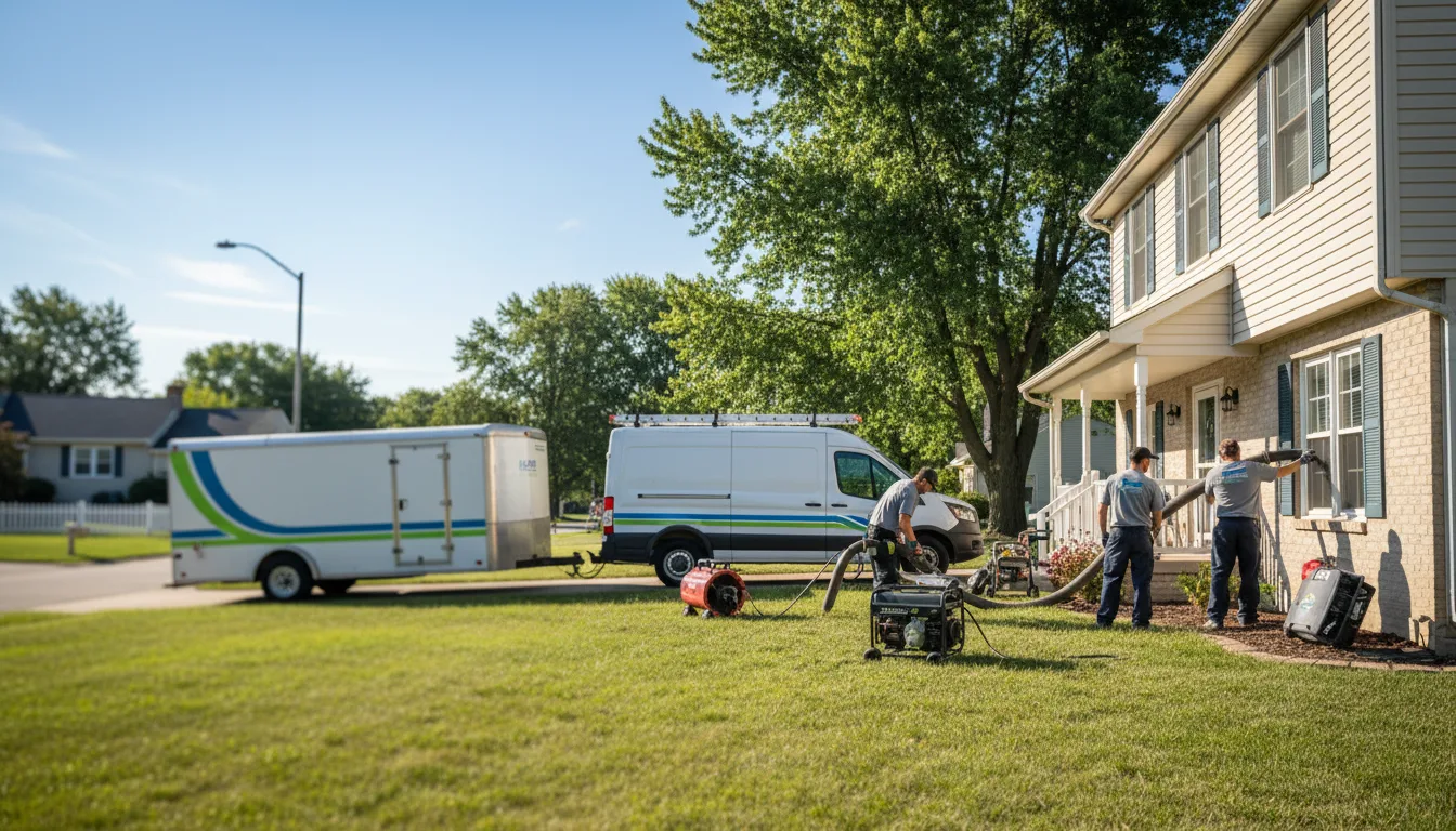 Flooded Basement Restoration And Cleanup With Repair in Brooklyn, IA near me